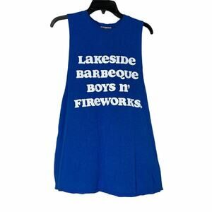 Show Me Your Mumu Mikey Muscle Tank Lakeside Barbeque Small